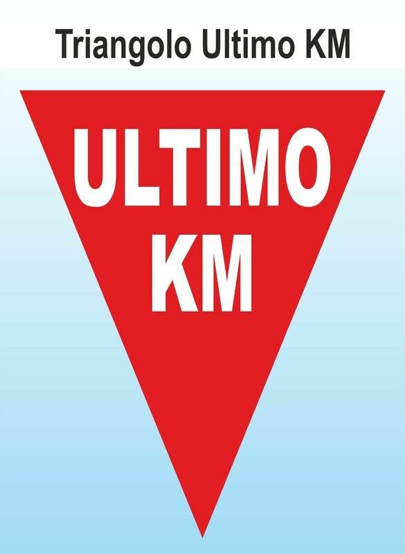 Triangolo ultimo KM Stampato