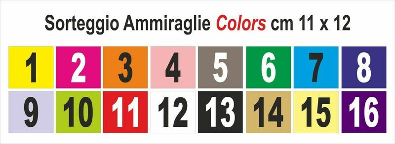 Sorteggio Ammiraglie Colors