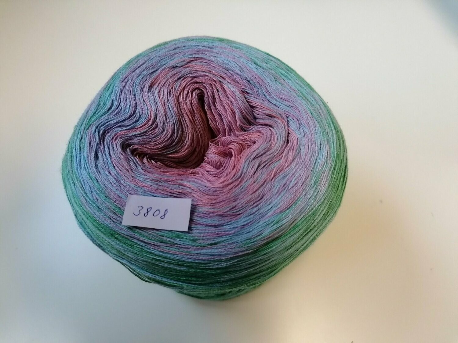 Bobbel grün rosa pastell 3808