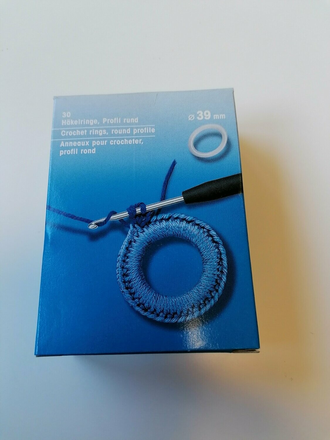 Häkelringe rund 39 mm