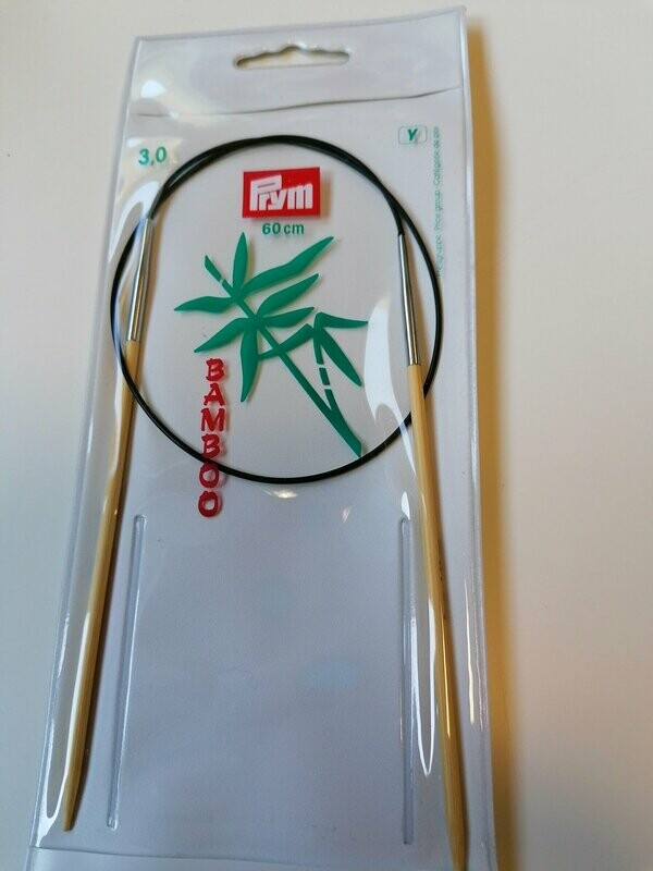 Prym Rundstricknadel bambus  3.0  60 cm