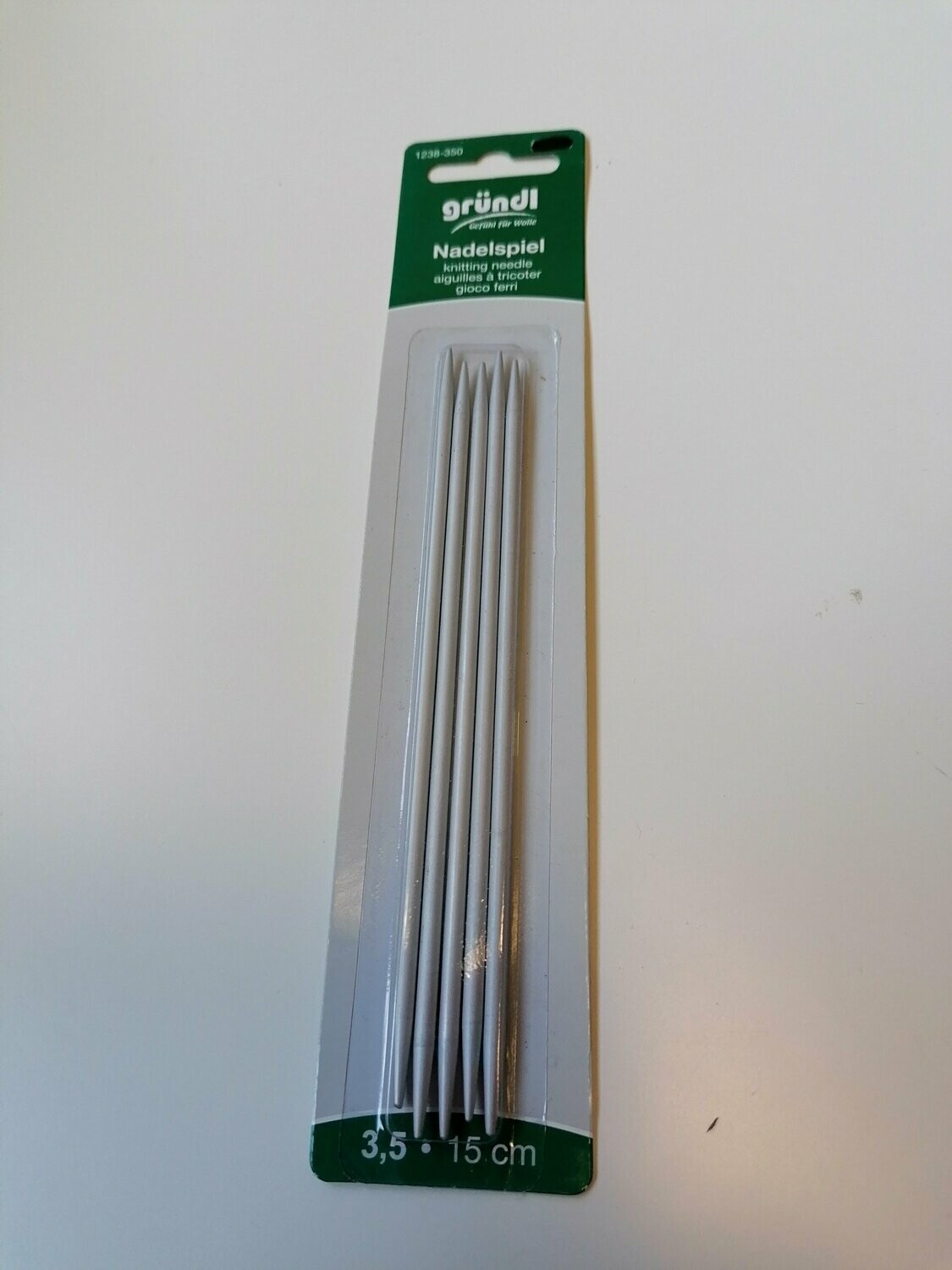 Nadelspiel Metall  1238-350 Stärke 3,5  15 cm