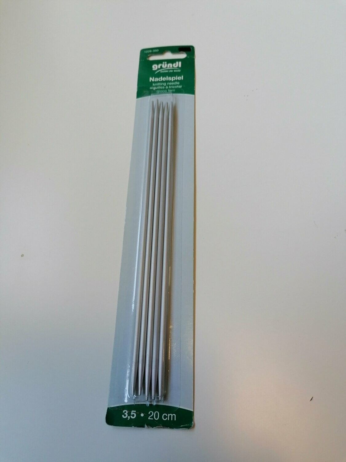 Nadelspiel Metall  1228-350 Stärke 3,5  20 cm