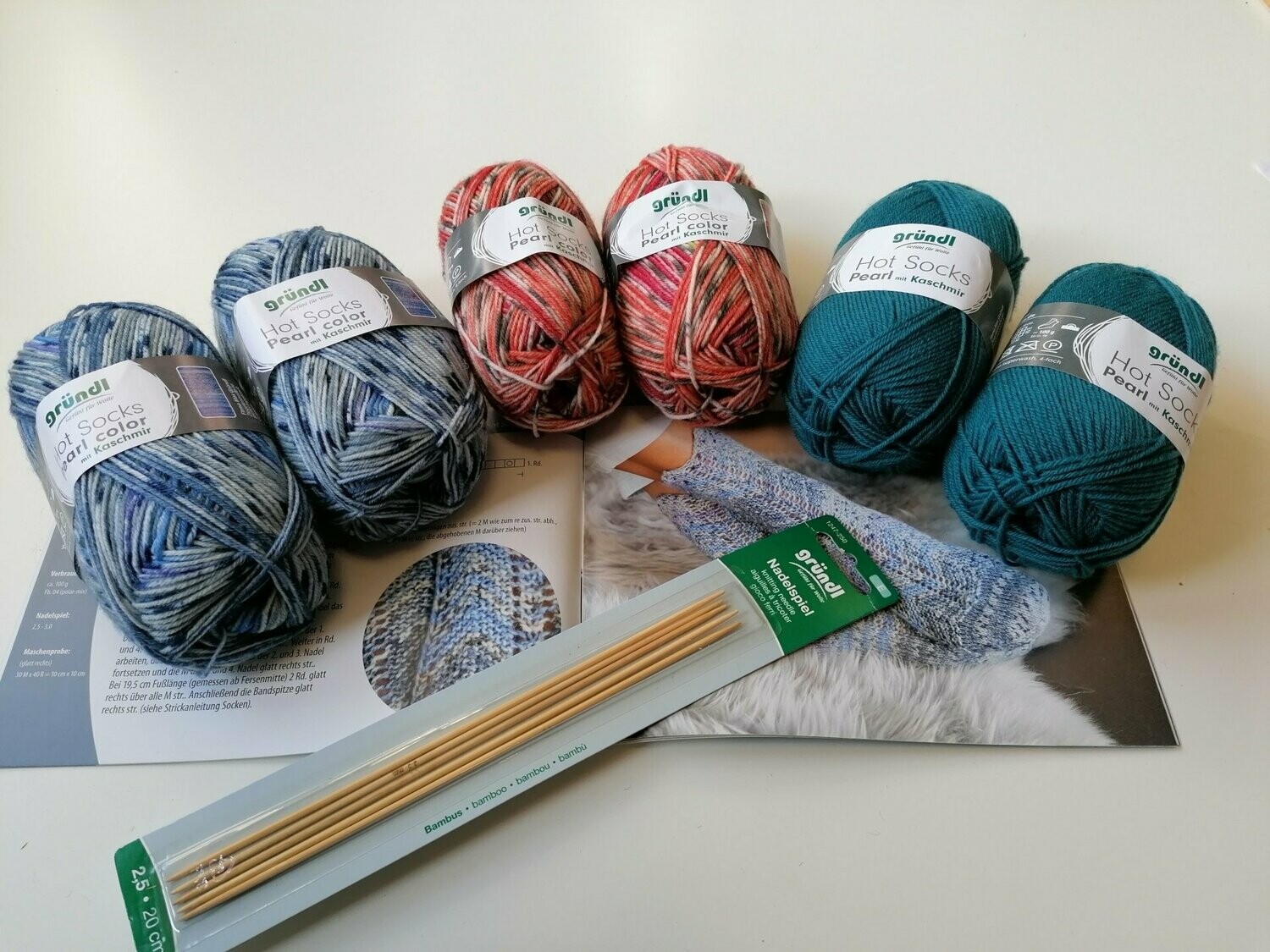 Strickset Dreierlei Socken 02