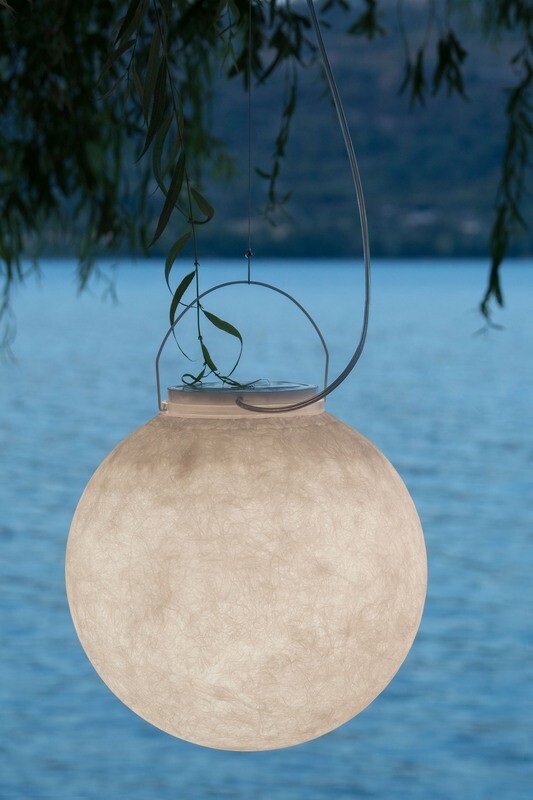 LUNA 4 OUT Hängeleuchte Aussen, weiss, IP65, E27 LED, Ø120 cm