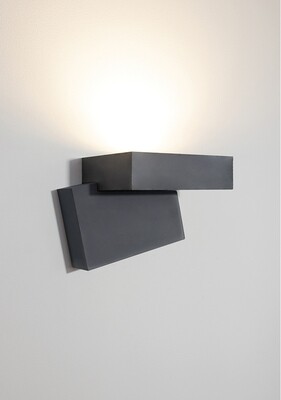 9010 Wandleuchte DOMINO LED 10W, IP65, grau