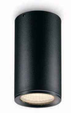 ProLuce® CEILING ROUND Deckenleuchte Ø60x115mm, schwarz