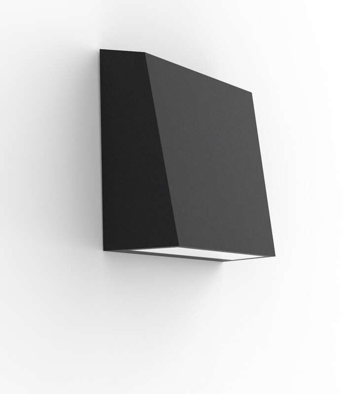 ProLuce® Wandleuchte WL569 12W. 569 lm, 3000K, ALU, CRI80, on/off, 240V, schwarz