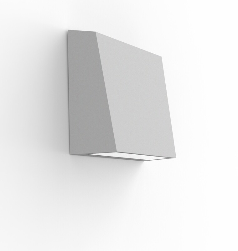 ProLuce® Wandleuchte WL569 12W. 569 lm, 3000K, ALU, CRI80, on/off, 240V, grau
