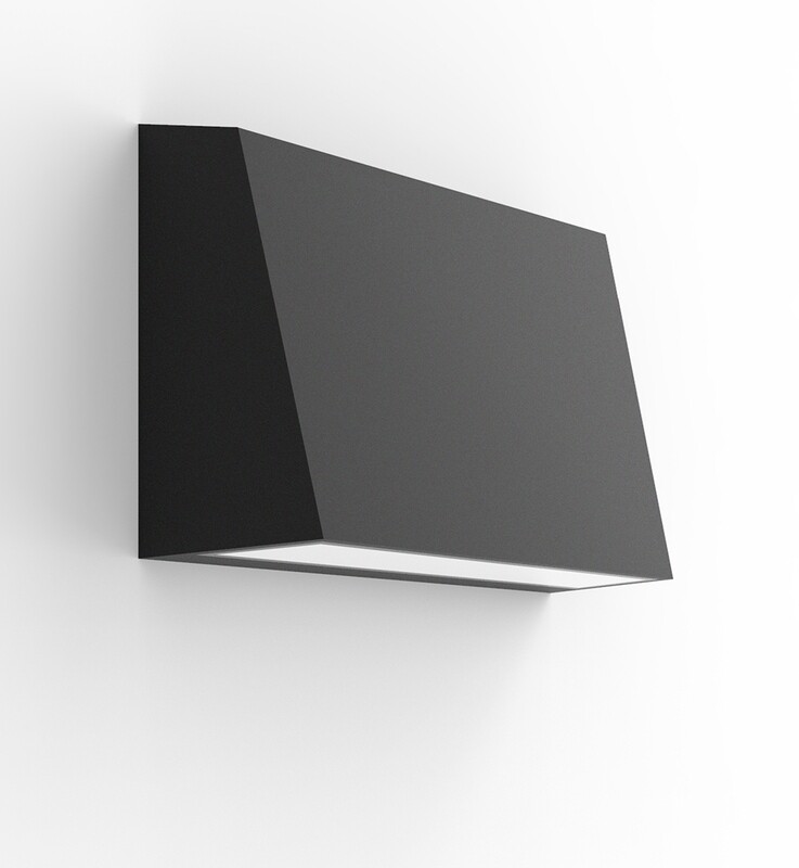 ProLuce® Wandleuchte WL576 16W, 860 lm, 3000K, ALU, CRI80, on/off, 240V, schwarz