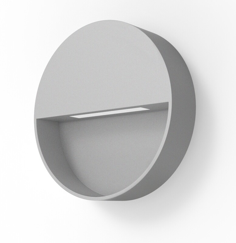ProLuce® Wandleuchte WL622 4W, 80 lm, 3000K, ALU, CRI80, on/off, 240V, grau