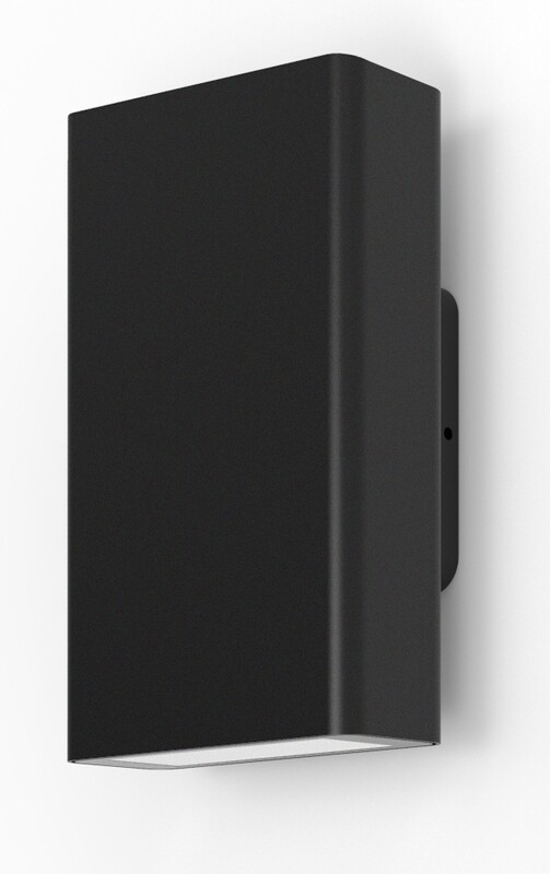 ProLuce® Wandleuchte WL633 16W, 625 lm, 3000K, ALU, CRI80, on/off, 240V, schwarz