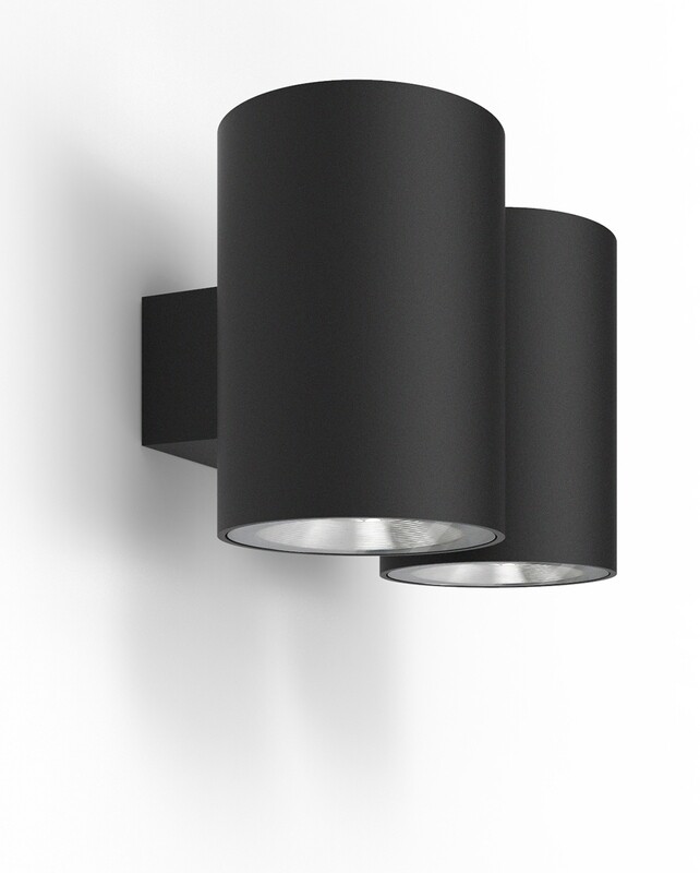 ProLuce® Wandleuchte WL581A 4x6W, 4x420 lm, 3000K, ALU, CRI80, on/off, 240V, schwarz