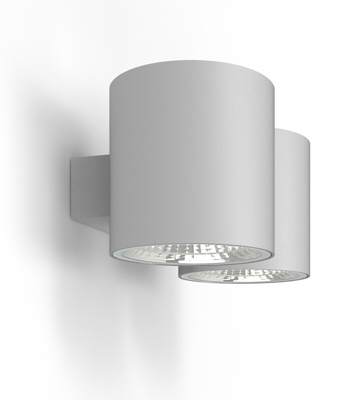 ProLuce® Wandleuchte WL582A 4x8W, 4x560 lm, 3000K, ALU, CRI80, on/off, 240V, grau