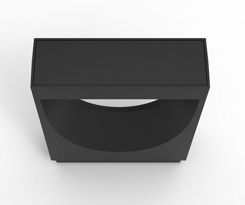 ProLuce® Wandleuchte ELNATH 7W, 599 lm, 3000K, ALU, CRI80, on/off, 240V, schwarz