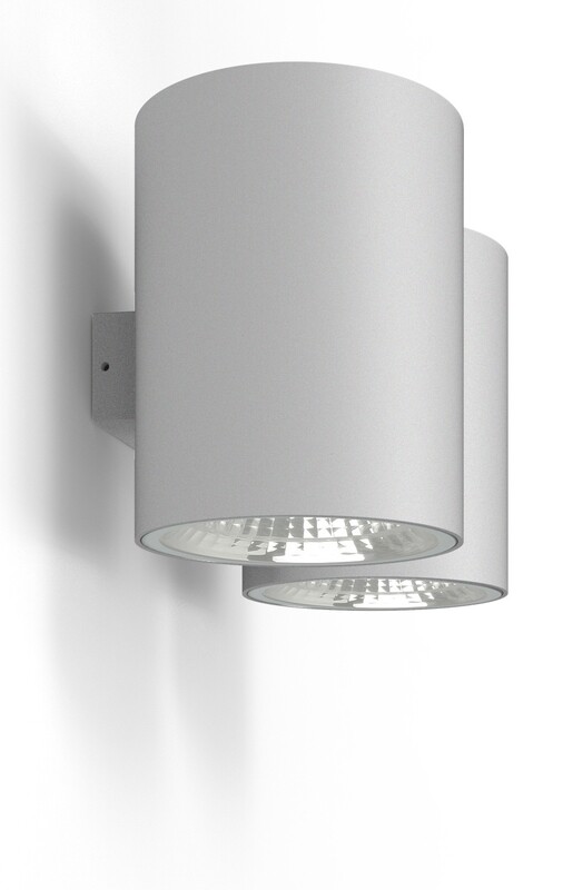 ProLuce® Wandleuchte WL583A 4x15W, 4x1050 lm, 3000K, ALU, CRI80, on/off, 240V, grau