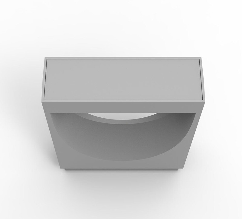 ProLuce® Wandleuchte ELNATH 7W, 599 lm, 3000K, ALU, CRI80, on/off, 240V, grau