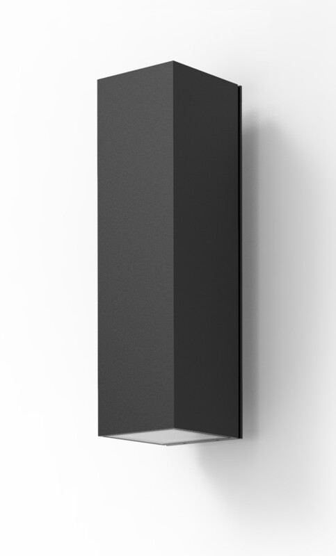 ProLuce® Wandleuchte WL652 2x10W, 2424 lm, 3000K, ALU, CRI80, on/off, 240V, schwarz
