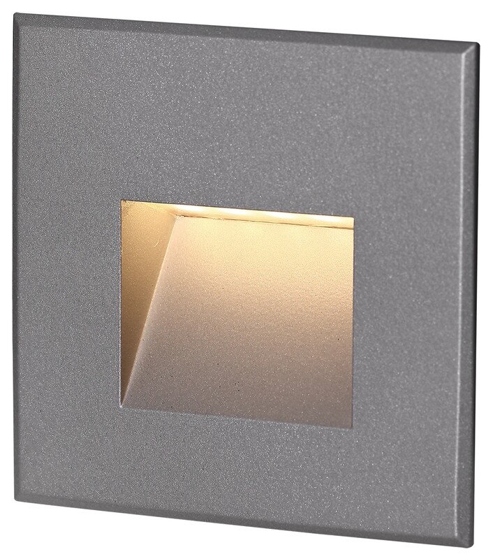 ProLuce® Treppenleuchte NORMA/2009 IP65 ALU, 3W, 3000K, 30 lm, 240V, 90°, 72x47.5x75mm, IK10