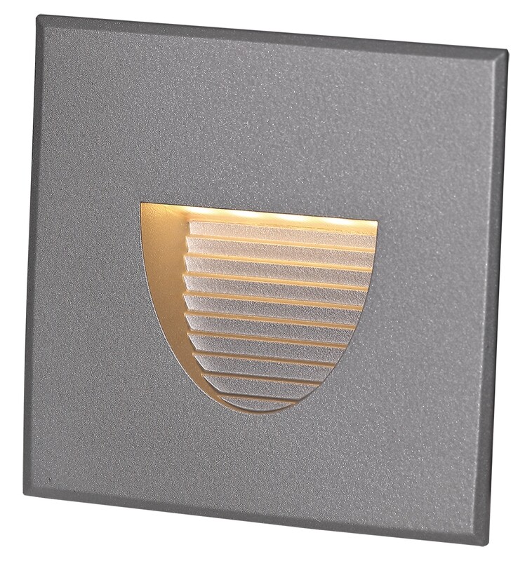 ProLuce® Treppenleuchte NORMA/2010 IP65 ALU, 3W, 3000K, 30 lm, 240V, 90°, 72x47.5x75mm, IK10