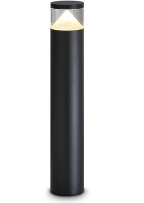 ProLuce® Pollerleuchte 9W 3000K 800lm, Alu/Acryl schwarz D102x630 cm IP65