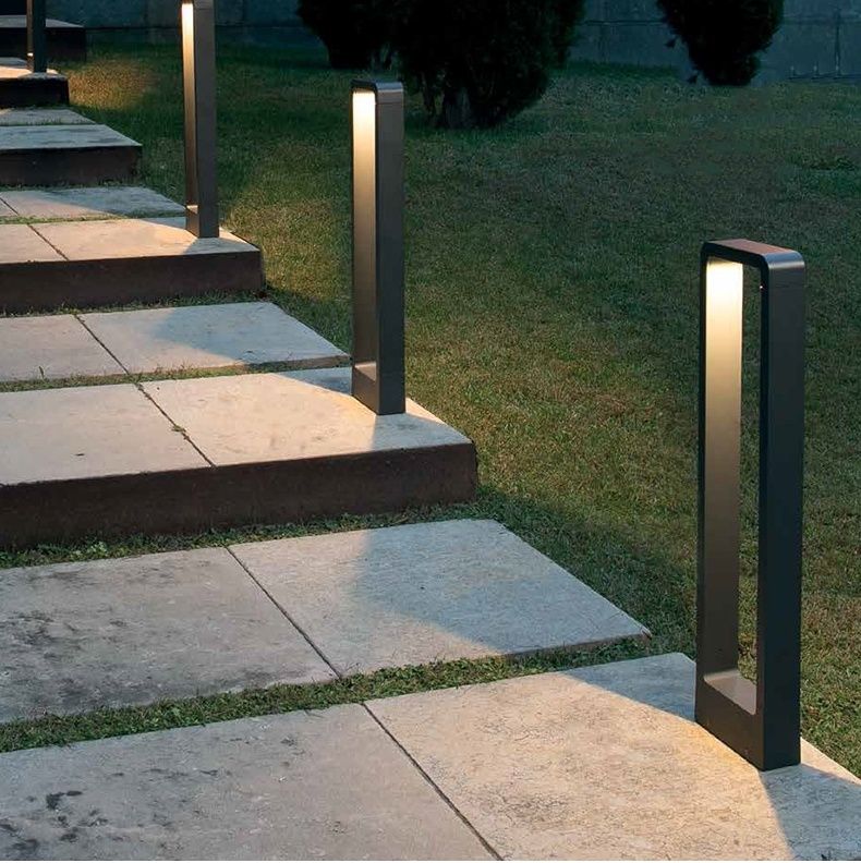 ProLuce® STELLA Wegleuchte 165x55x800mm, 8W, IP65, 400 lm, 3000K, 240VAC, dunkelgrau