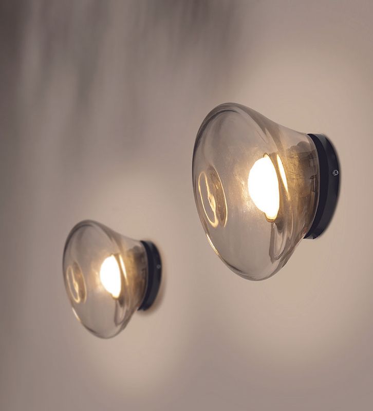 AGUA Wand- und Tischleuchte Ø13x9cm,  Glas transp., LED CC 350mA, 3,2W, 410 lm 3000K, CRI≥90