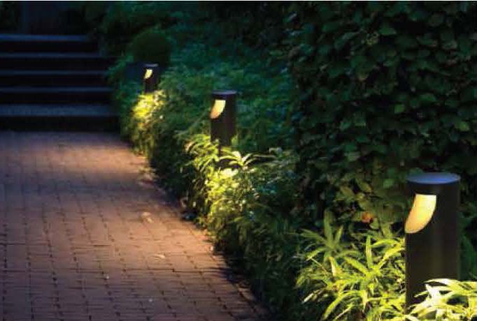 ProLuce® LAUGH Pollerleuchte Ø152x250 mm, 12W, IP65,960lm, 3000K, 240VAC, bronze (RAL6019)