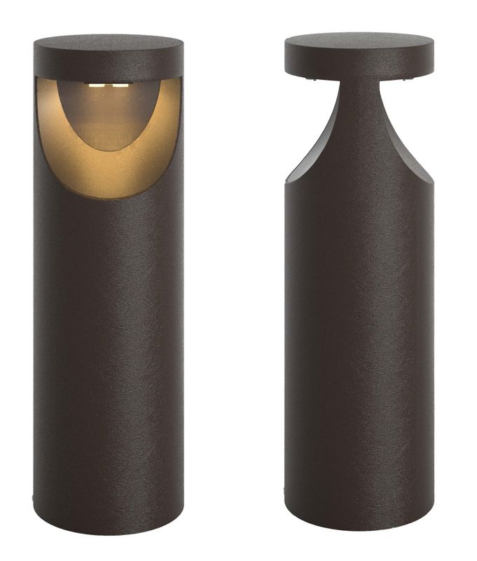 ProLuce® LAUGH/2 Pollerleuchte Ø152x250 mm, 24W, IP65, 1920lm, 3000K, 240VAC, grau (RAL9006)