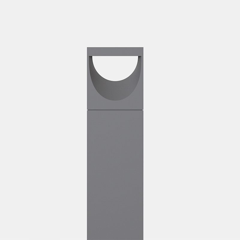 ProLuce® ELNATH Pollerleuchte 140x46x800 mm, 7W, IP65, 630lm, 3000K, 240VAC, grau (RAL9006)