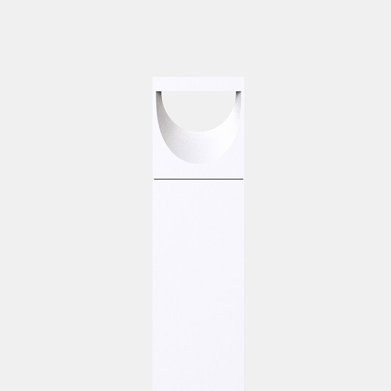 ProLuce® ELNATH Pollerleuchte 140x46x800 mm, 7W, IP65, 630lm, 3000K, 240VAC, weiss (RAL9016)