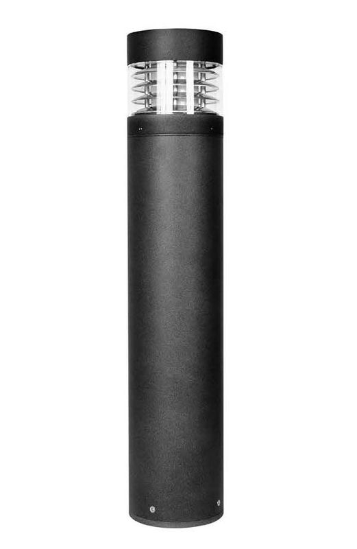 ProLuce® CAPH Pollerleuchte Ø160x800 mm, 15W, IP65, 1000lm, 3000K, 240VAC, schwarz (RAL9005)