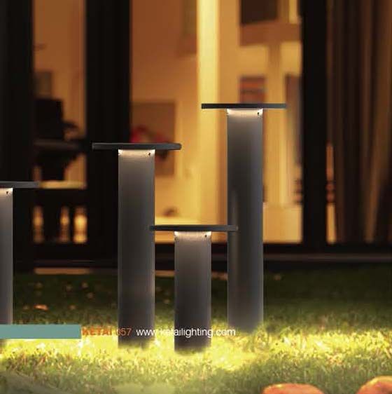 ProLuce® MACONDO Pollerleuchte Ø72/170x610 mm, 20W, IP65, 2780lm, 3000K, 240VAC, schwarz (RAL9005)