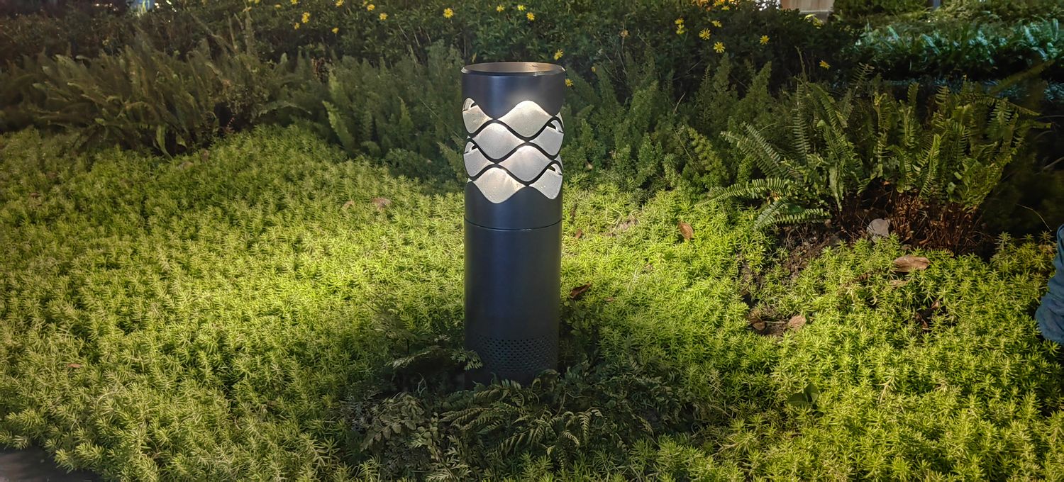 ProLuce® AKRAB Pollerleuchte Ø203x700 mm, 10W, IP65, 450lm, 3000K, 240VAC, schwarz (RAL9005)