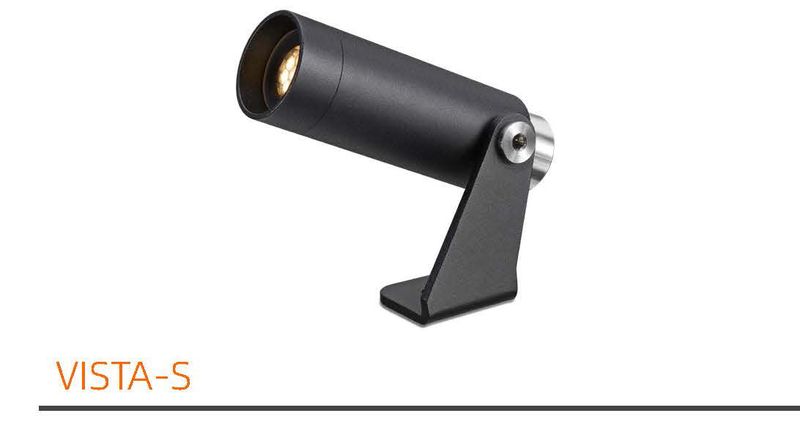 ProLuce® Spot VISTA-S, 2.5W, 3000K, 24.5°, IP66, I, 48V, ein/aus, schwarz