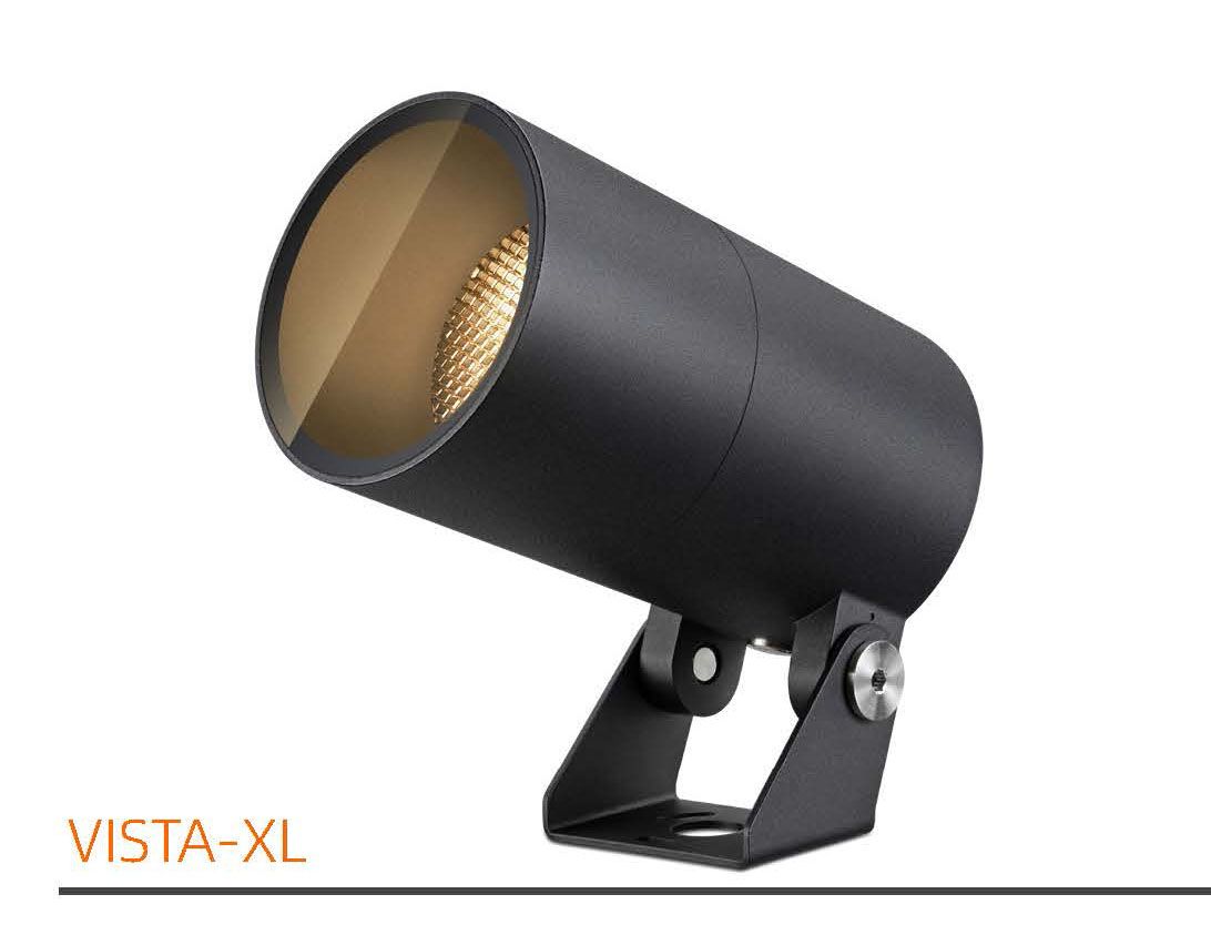 ProLuce® Spot VISTA-XL, 25.0W, 3000K, 25°, IP66, I, 48V, ein/aus, schwarz