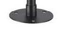 ProLuce® Spot VISTA Befestigungsplatte Ø100x27 mm, aus Edelstahl, ohne passenden Pole