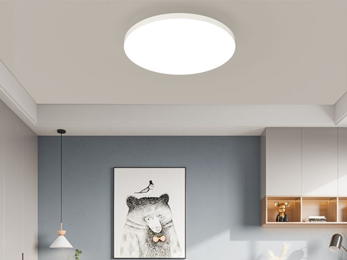 ProLuce® FLORIA, Ø360mm, 13W/18W,  Dual Power, direkt, 120 lm/W, 3 CCT, schwarz, ein/aus