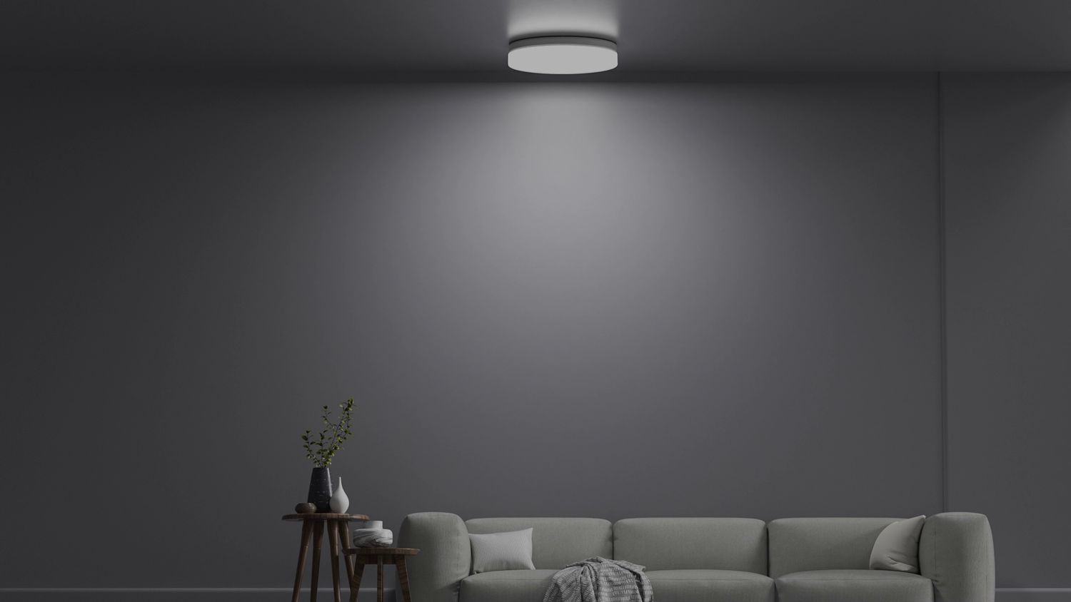 ProLuce® HALO 307x71 mm, 10/15W, Dual Power, IP65, IK02, 1400/1800 lm, 3CCT, ein/aus