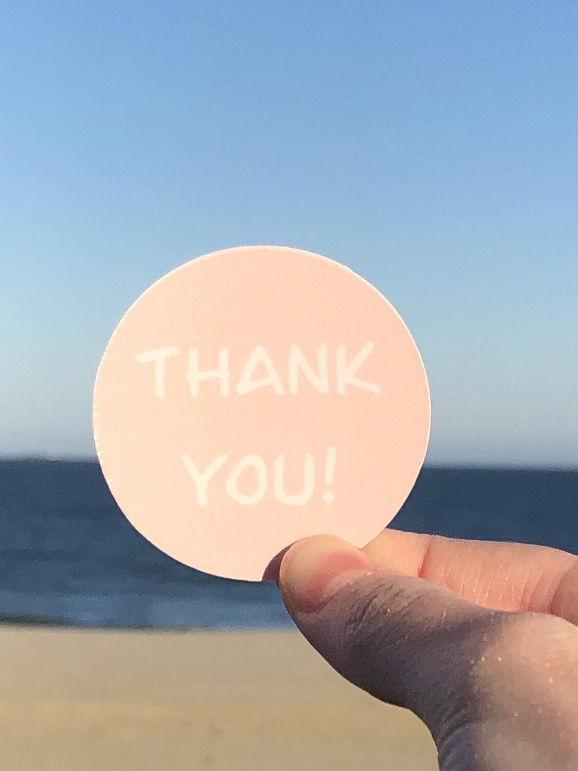 THANK YOU sticker