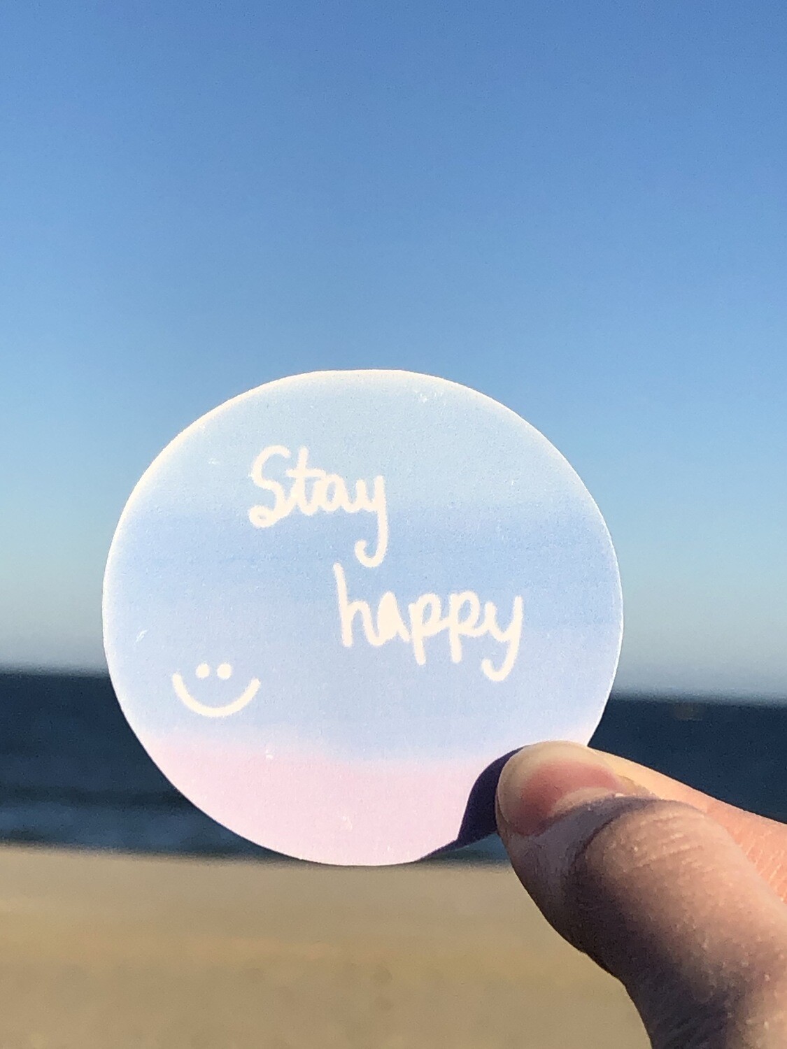 Stay Happy Sticker