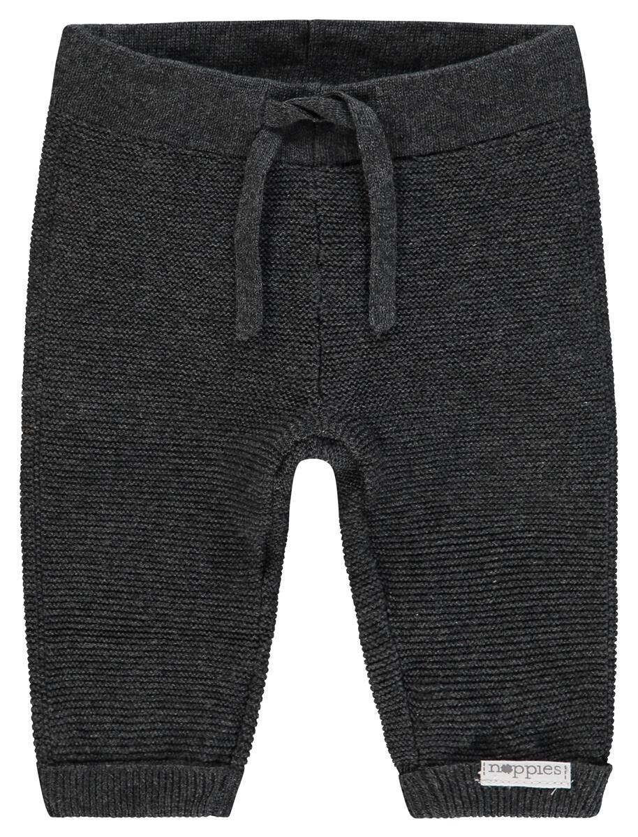 Reg Lux Knit Pants Dark grey melange, Size: 50