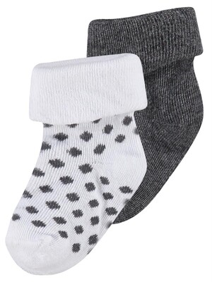 Socks 2-pack Dark grey melange