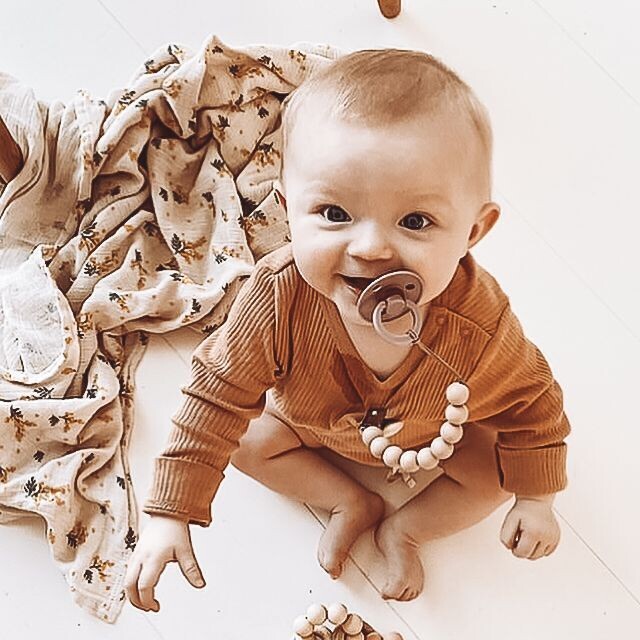 Wooden Pacifier Clip