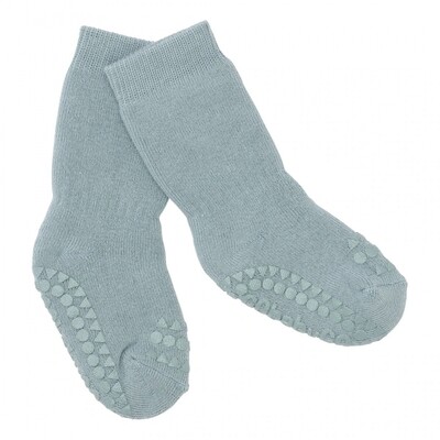 Non-Slip Socks Dusty Blue