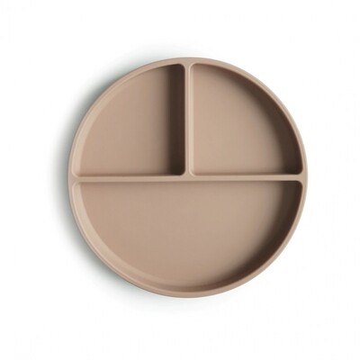 Mushie Silicone Plate Naturel