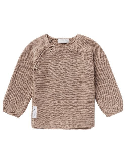Pino Wrap Top Taupe Melange