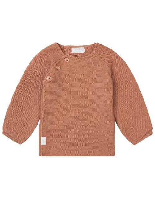 Pino Knit Wrap Top Caf‚ au lait