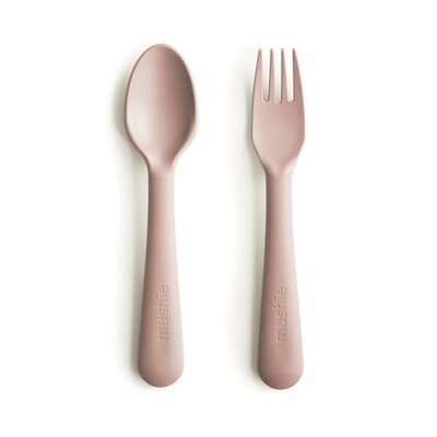 Mushie Fork/Spoon Blush