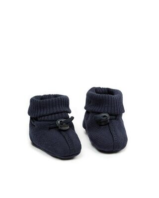 Booties Wool blue